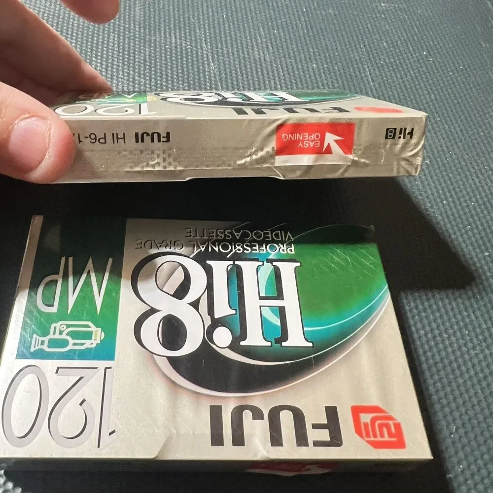 FujiFilm Hi8 MP120 Professional Video Tapes Blank Sealed Lot of 2